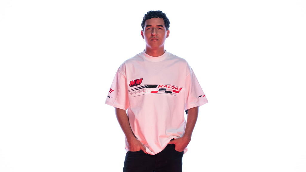 PLAYERA RACING MILLA X MILLA HUESO