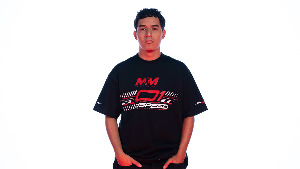 PLAYERA SPEED MILLA X MILLA NEGRA