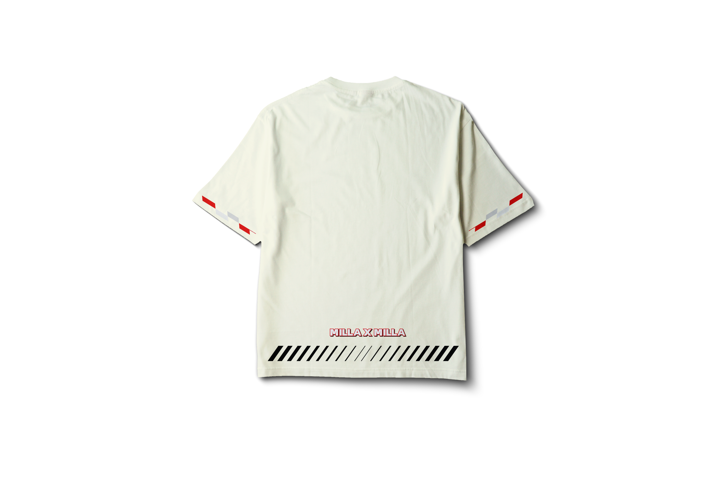 PLAYERA RACING MILLA X MILLA HUESO