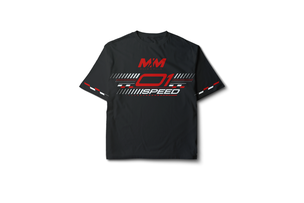 PLAYERA SPEED MILLA X MILLA NEGRA